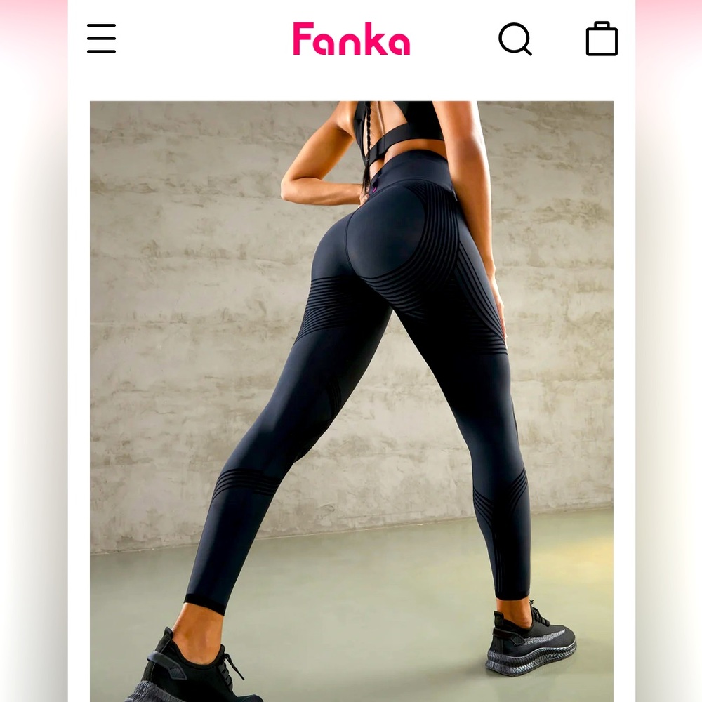 Fanka Body sculpt black leggings. Brand new. Still in packaging. Lifts the booty